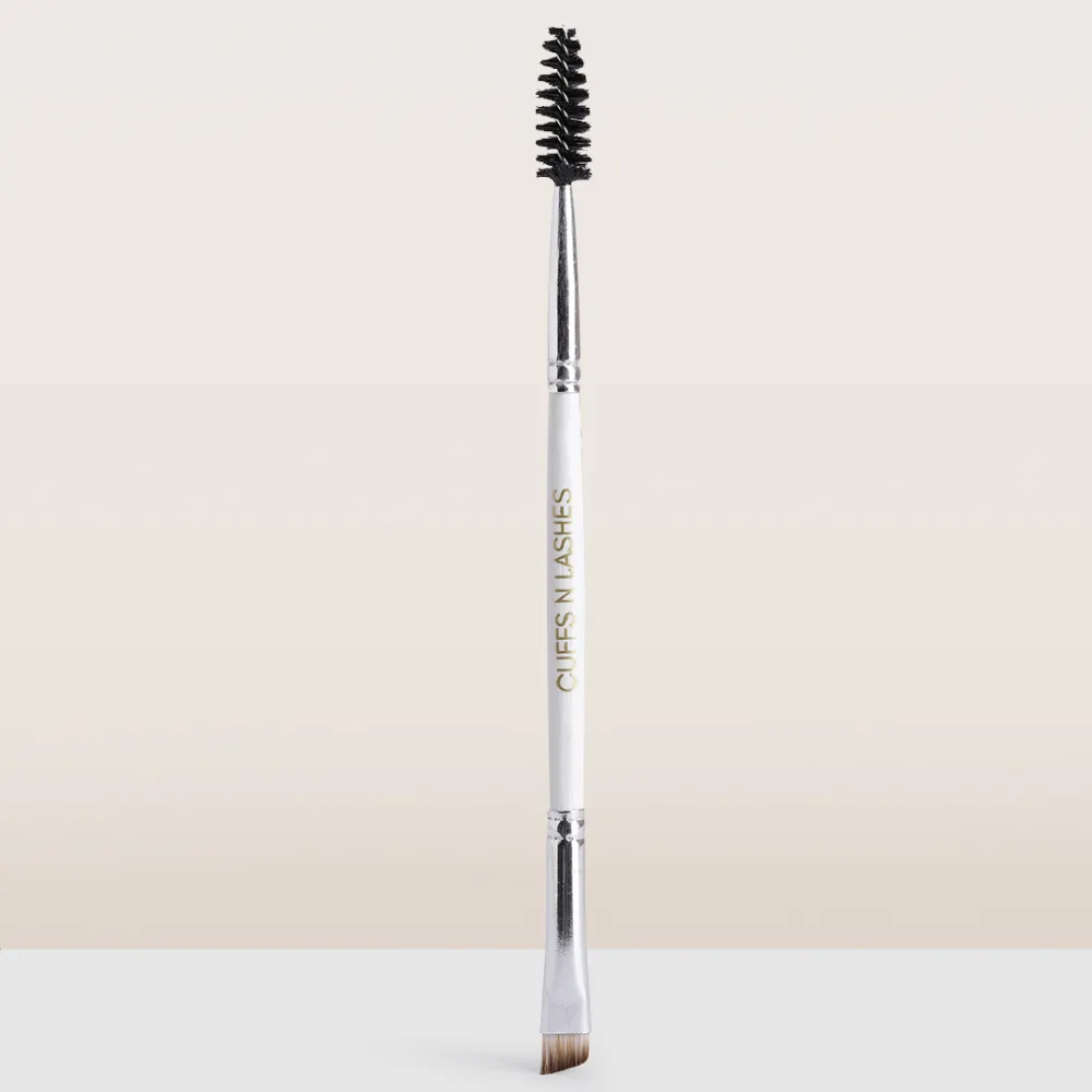07 Dual Brush (Fine Angled Brow Brush & Spoolie)