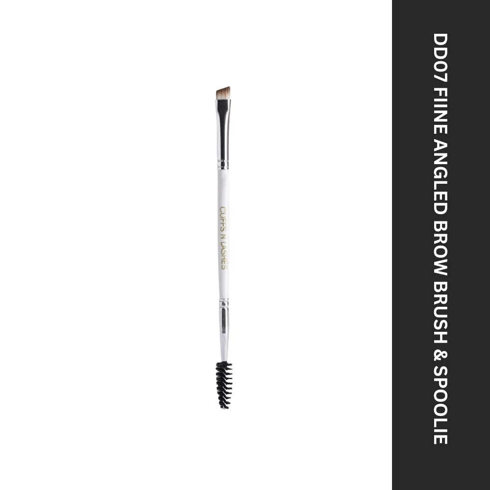 07 Dual Brush (Fine Angled Brow Brush & Spoolie)