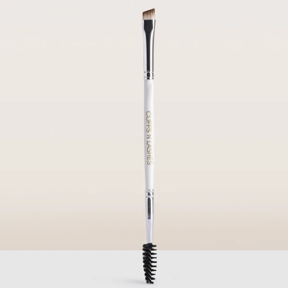 07 Dual Brush (Fine Angled Brow Brush & Spoolie)