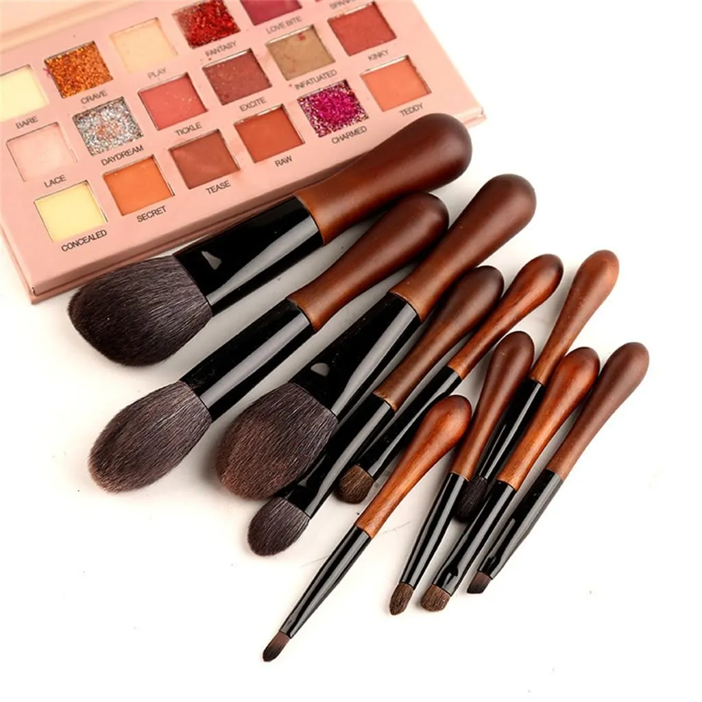 10pcs Makeup Brushes Set Beauty Tools Loose Powder Brushes Blush Brushes Beauty Tools Makeup, 18cm