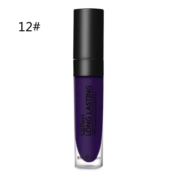 12 Colors Lip Gloss Makeup Cosmetic Waterproof Long-lasting Liquid Lip Tint