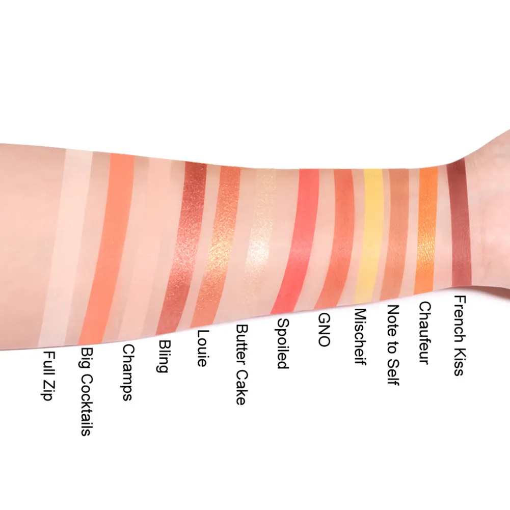 12 Colors Shimmer Eyeshadow Matte Glitter Eye Shadow Palette Natural Waterproof Long Lasting Pigmented (Set05)