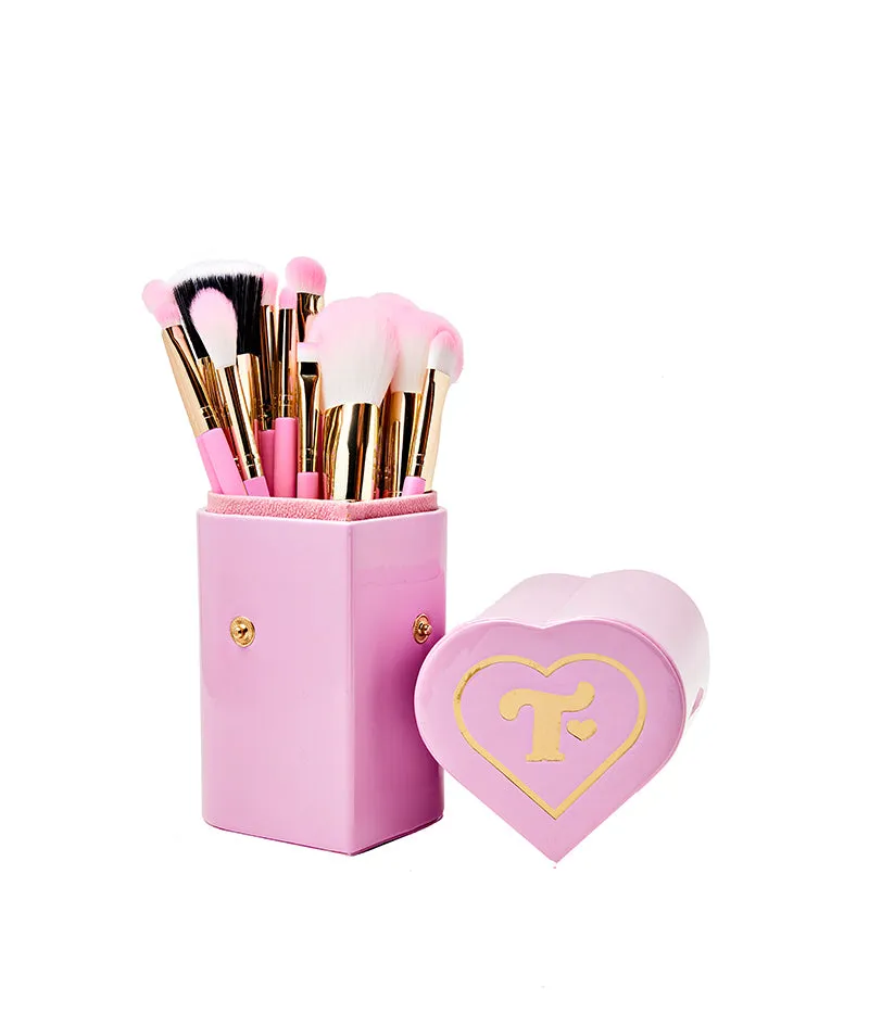 13 Piece Pink Brush Set