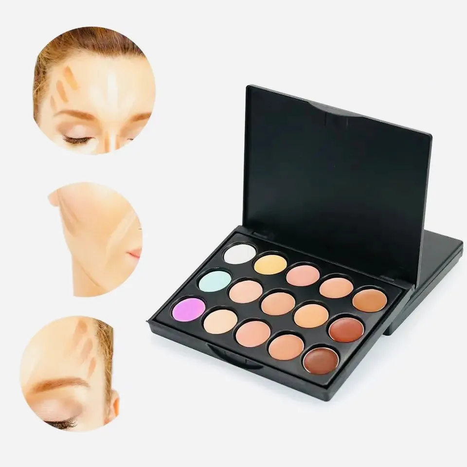 15 Colors Face Concealer Palette Cream Contour Makeup Concealer Make Up New Y Give You A Natural And Perfect Look