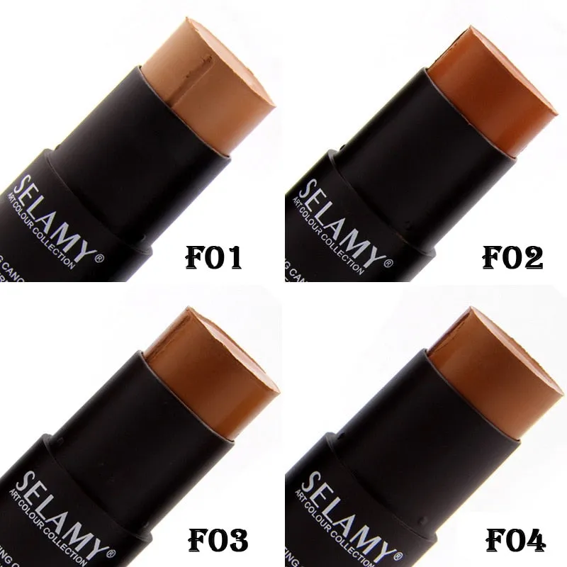 1pcs Foundation Makeup Full Cover Contour Face Concealer Base Primer Moisturizer
