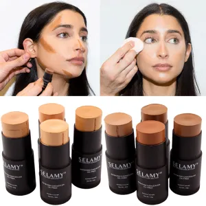 1pcs Foundation Makeup Full Cover Contour Face Concealer Base Primer Moisturizer