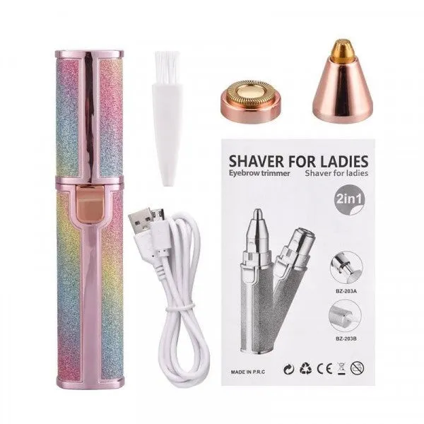 2 in 1 Electric Rechargeable  Eyebrow