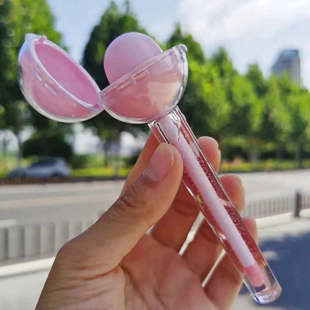 2 in 1 Lolipop Lip Gloss and Lip Balm