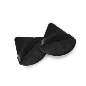 2 x Black Triangle Powder Puffs