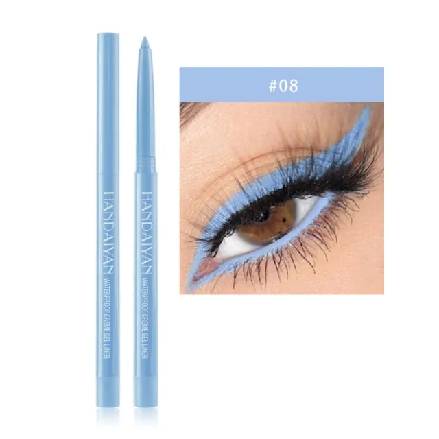 20 Colors Eyeliner Pen Long Lasting No Smudging Quick Drying Waterproof Not Blooming Eyeliner Beauty Makeup Cosmetics Tool