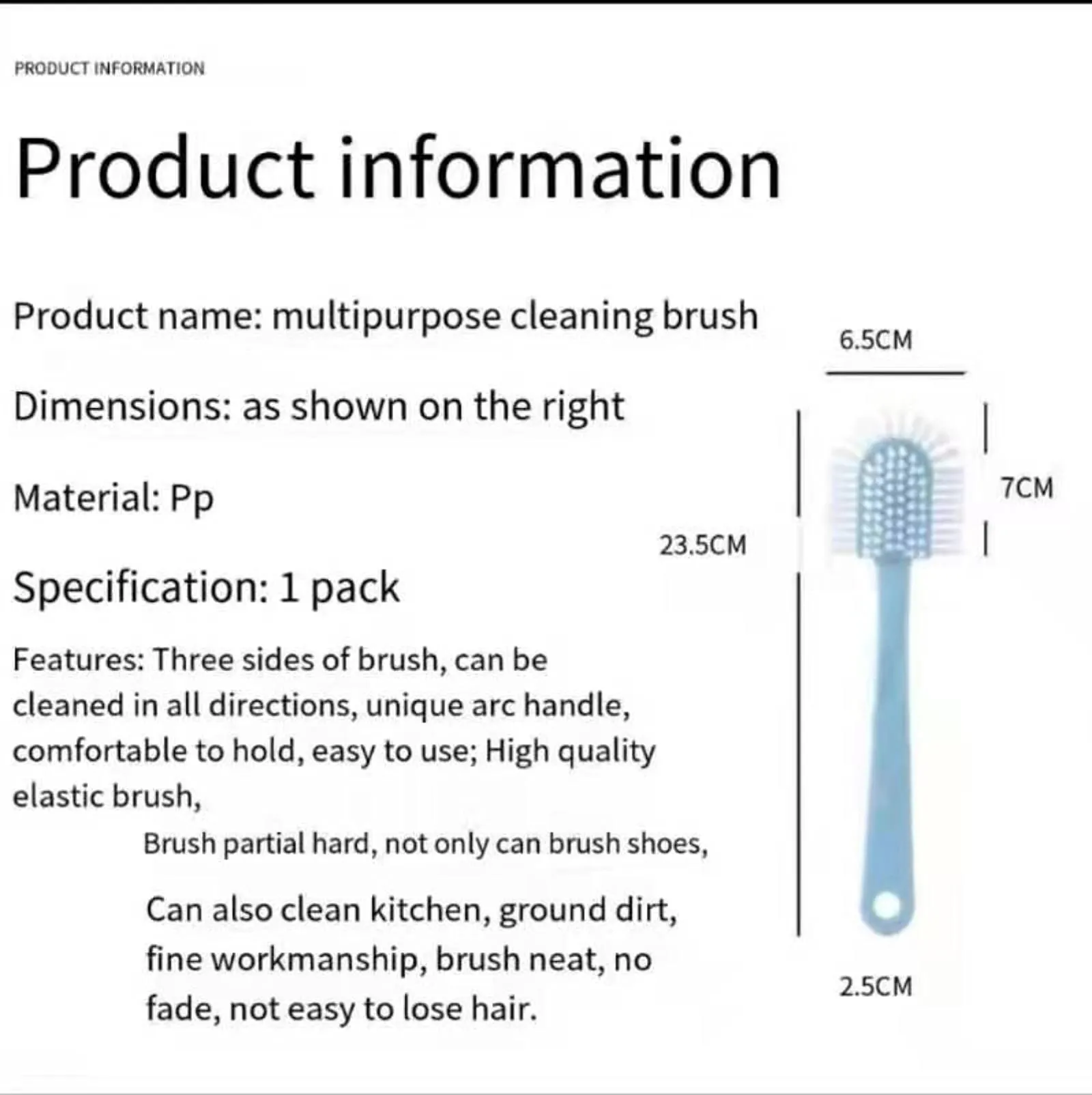 2021 Toilet Brush, Shoe Brush, Cup Brush, 360-degree Five-Sided Brush, no Dead end Shoe Polish Brush, can be Used as a Kitchen Brush, Household Cleaning Brush.