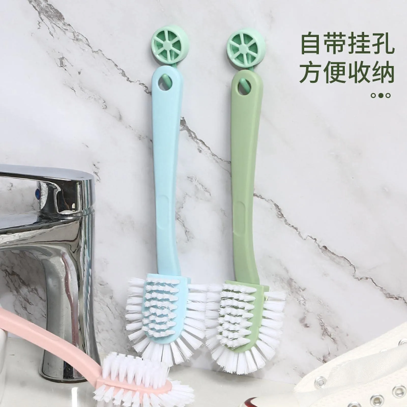 2021 Toilet Brush, Shoe Brush, Cup Brush, 360-degree Five-Sided Brush, no Dead end Shoe Polish Brush, can be Used as a Kitchen Brush, Household Cleaning Brush.
