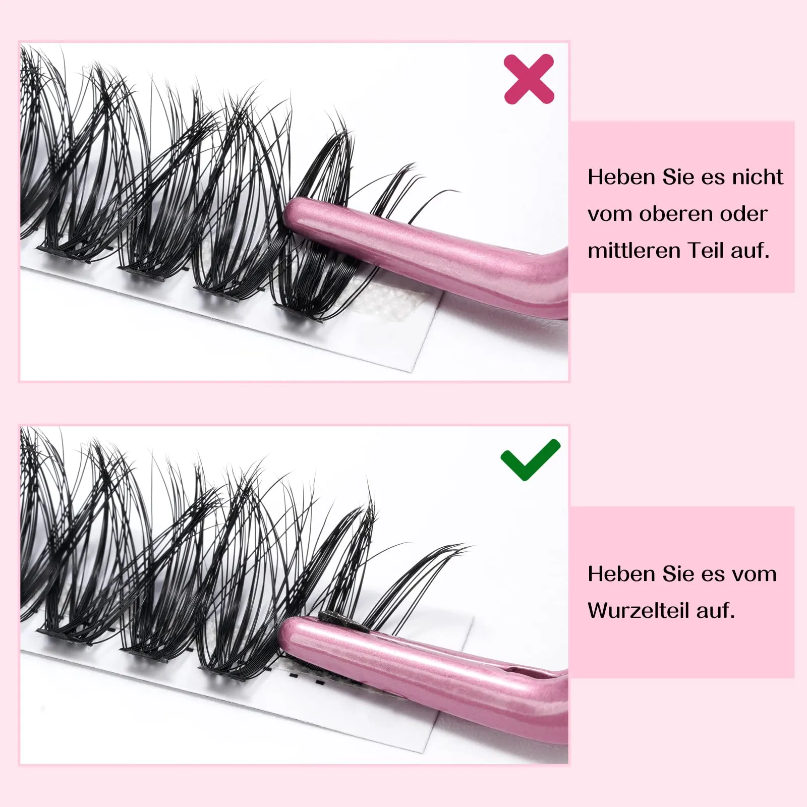 280 Pcs Individual Lashes 40D-D-0.07-9-16mix Cluster Lashes 10D 20D C D Curl Wispy Lashes Bottom Lashes DIY Lashes At Home（40D-D-0.07-9-16mix）