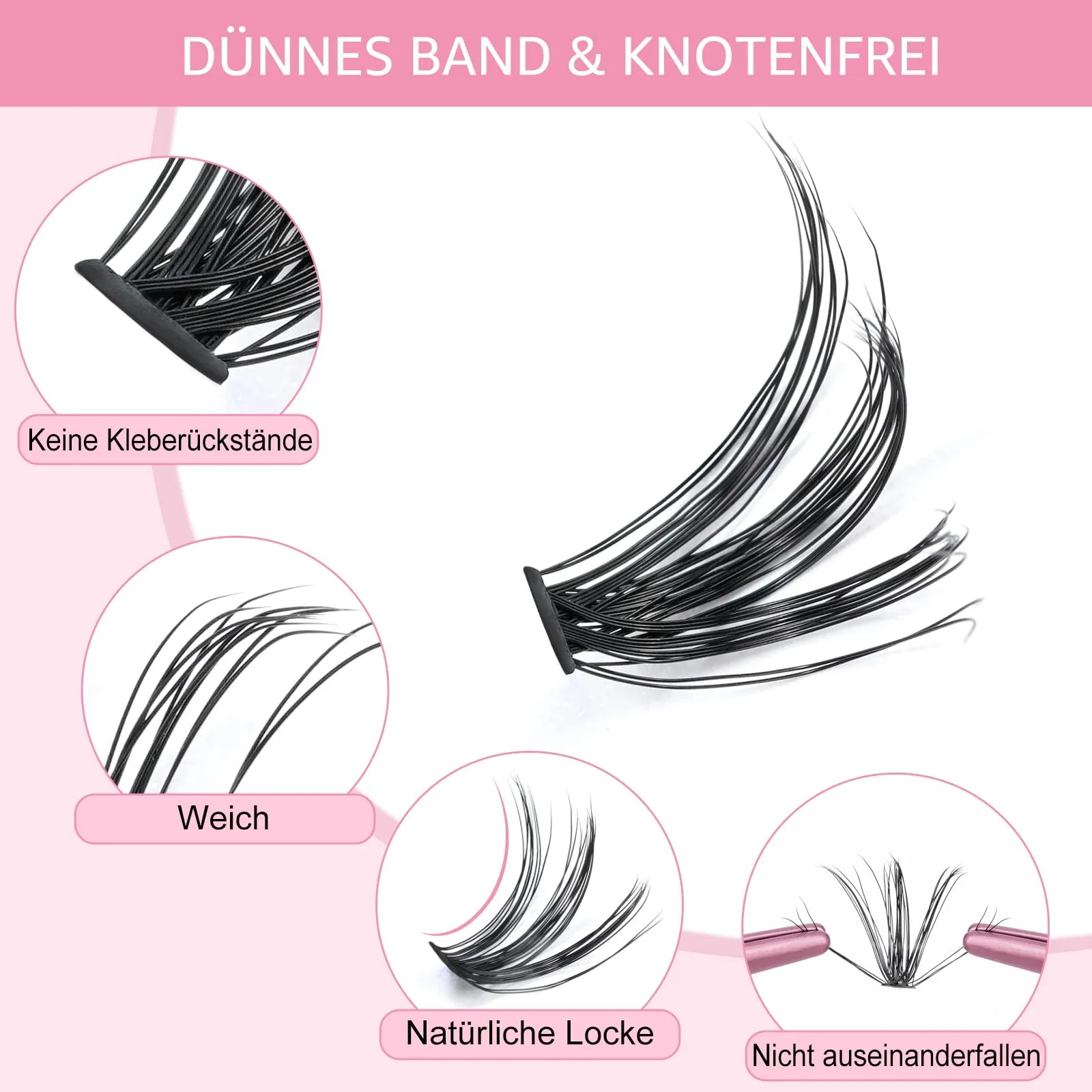 280 Pcs Individual Lashes 40D-D-0.07-9-16mix Cluster Lashes 10D 20D C D Curl Wispy Lashes Bottom Lashes DIY Lashes At Home（40D-D-0.07-9-16mix）