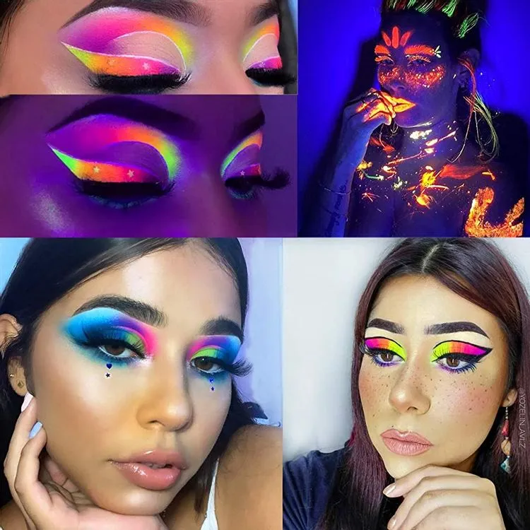 (3 in 1 Combo) De'lanci La Catrina 54 Colors   De'lanci Pressed Glitter   De'lanci Highlighter Palette