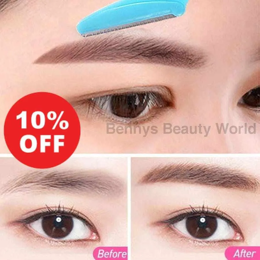 3 Piece Ladies Exfoliating Face Razor And Eyebrow Trimmer/Epilator