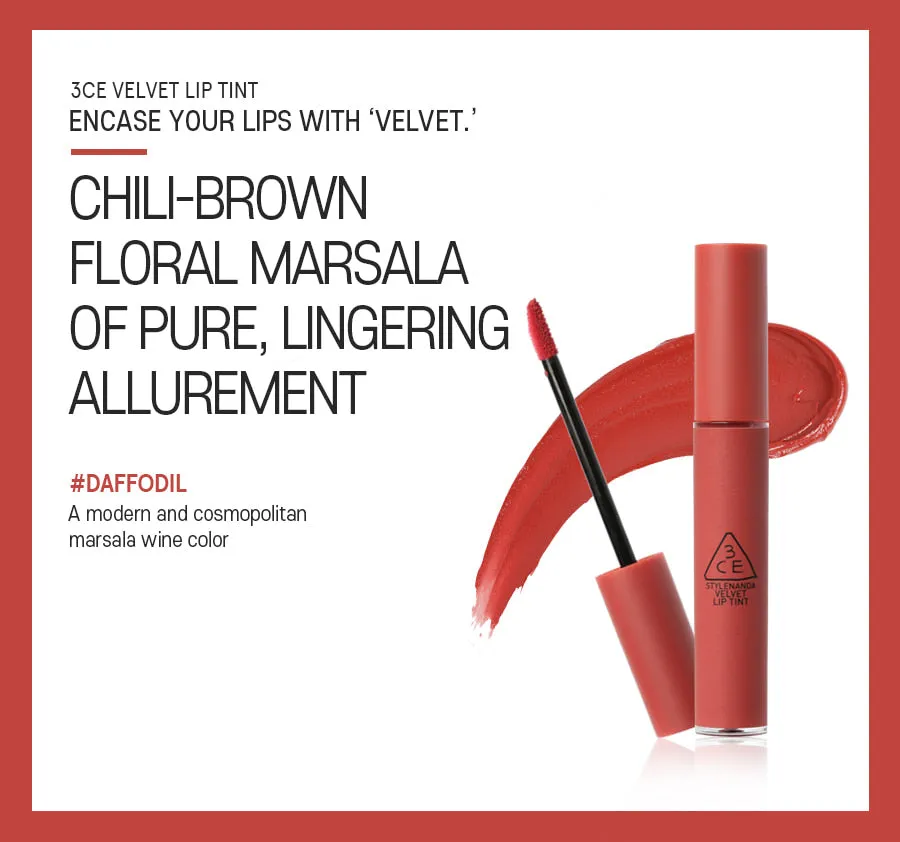 3CE Velvet Lip Tint #Daffodil