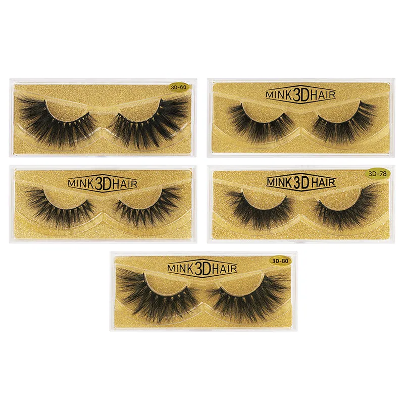 3D Enlarge Cruelty Free Mink Hair False Eyelash 3D03