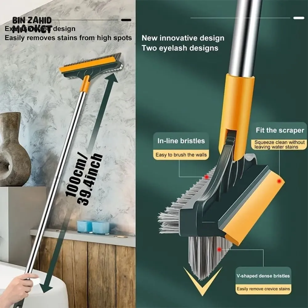 3IN1 FLOOR CLEANER WIPER BRUSH
