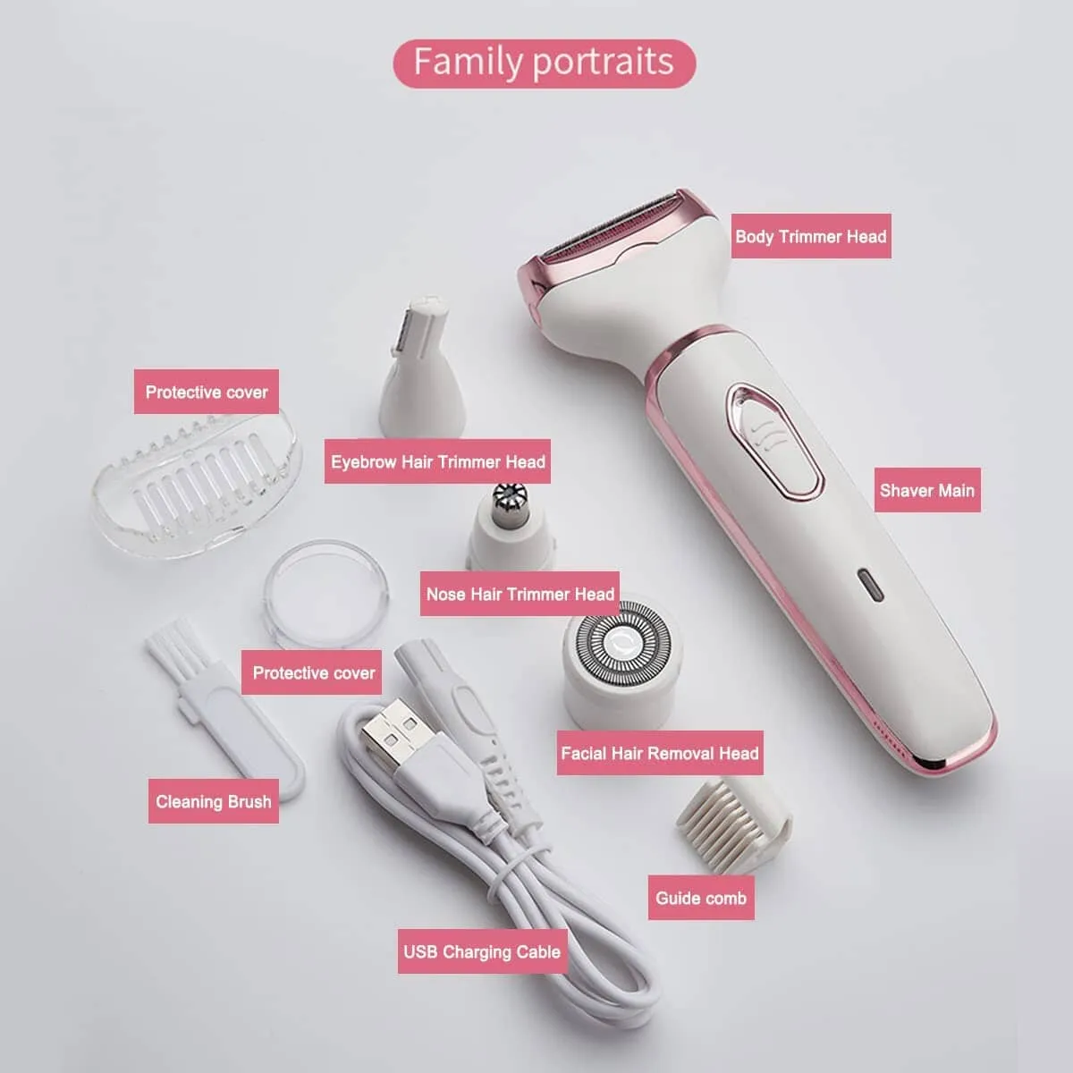 4-in-1 Electric Razor for Women