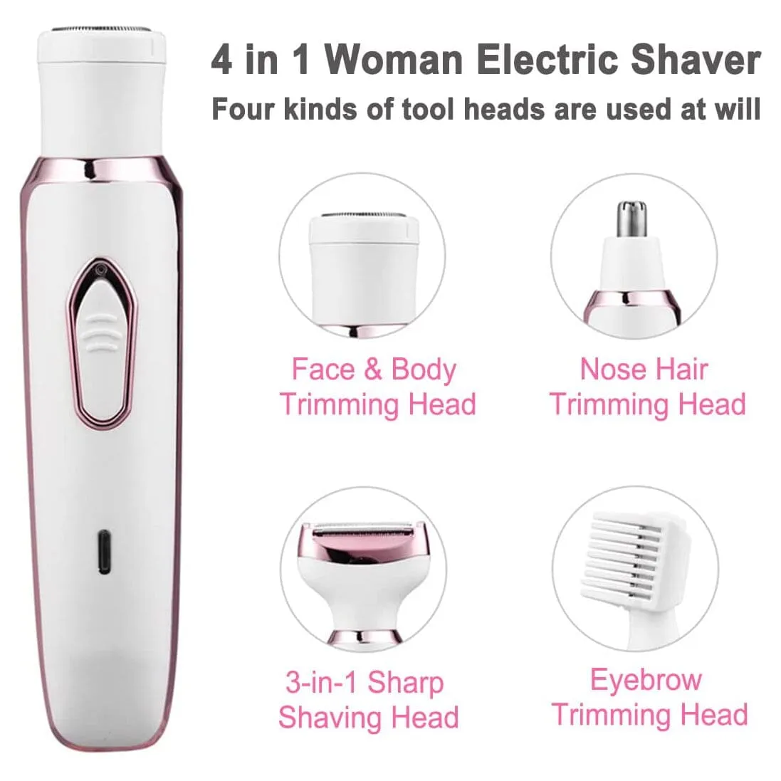 4-in-1 Electric Razor for Women