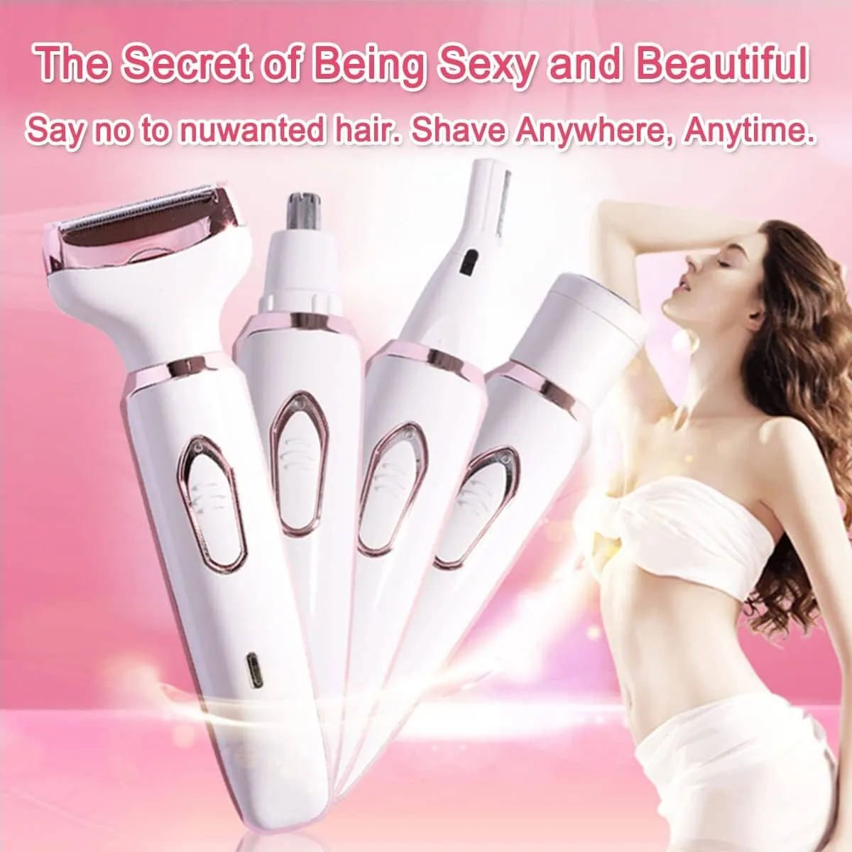 4-in-1 Electric Razor for Women