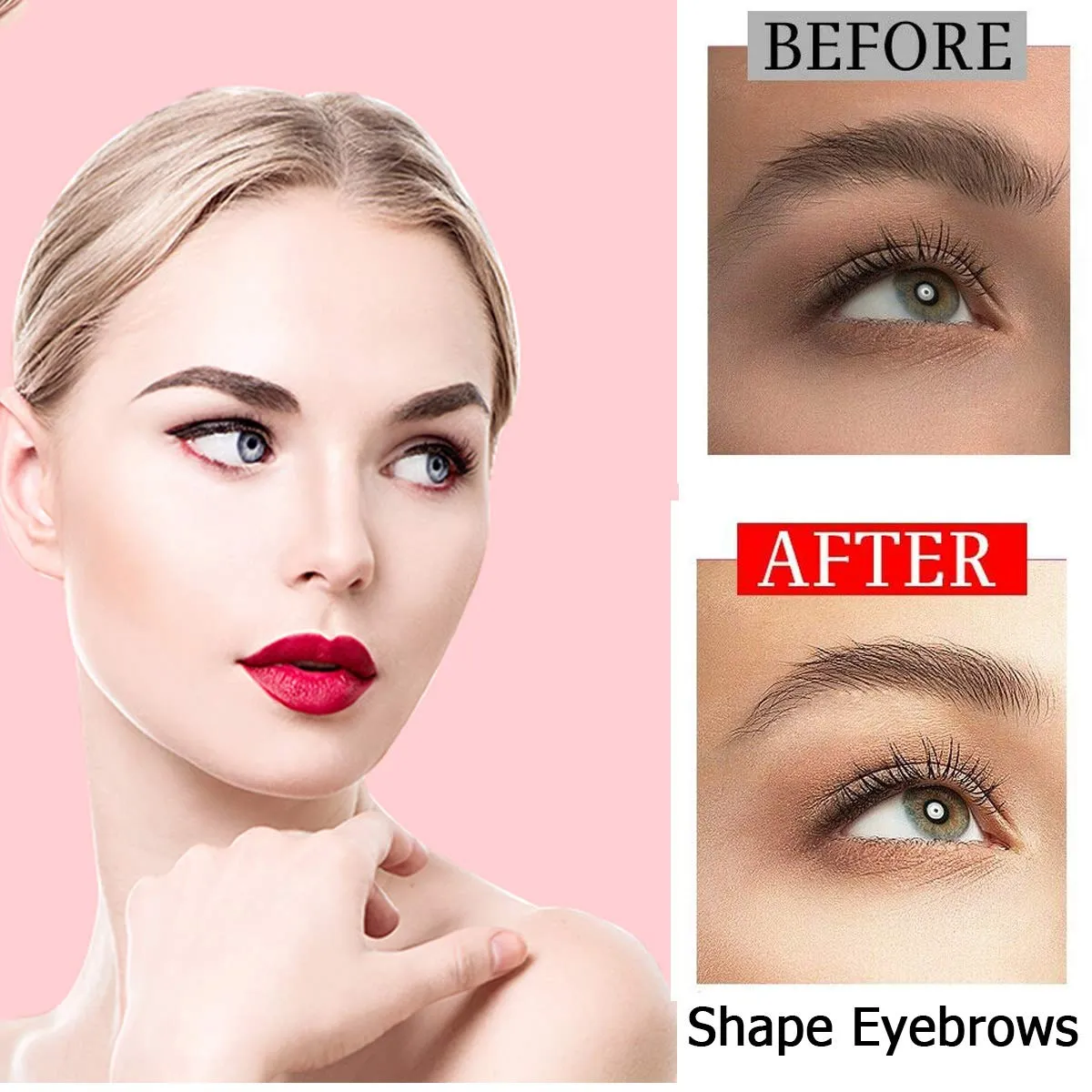 40 Pcs Eyebrow Razor Laicky Eye Brow Trimmer Shaver Facial Face Hair Remover Exfoliating Dermaplaning Tool Kit Stainless Steel Blades with Cap Eyebrow Shaper for Women Men Makeup (Blue Yellow) Blue Yellow