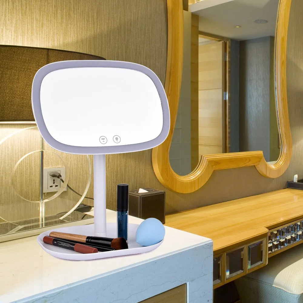 47 LED Lights 360 Rotating Desktop Mirror Touch
