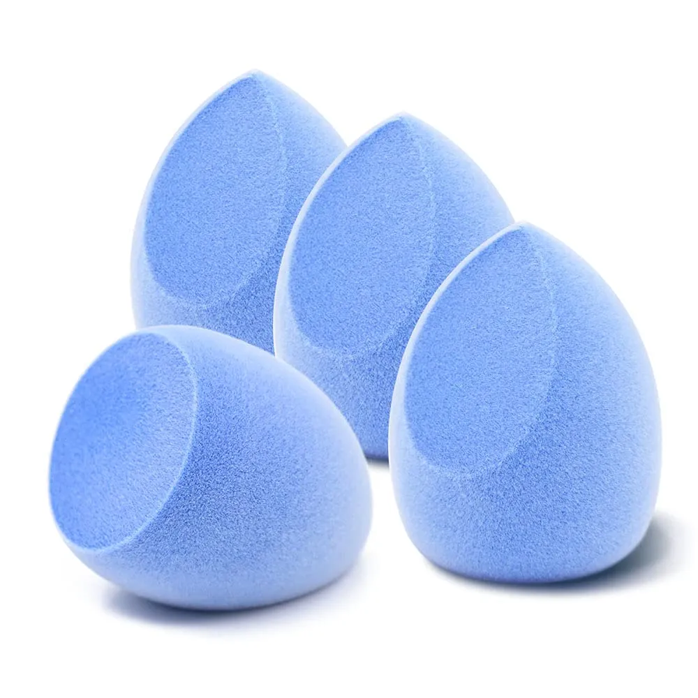4PCS Microfiber Velvet Sponge Soft Makeup Sponge