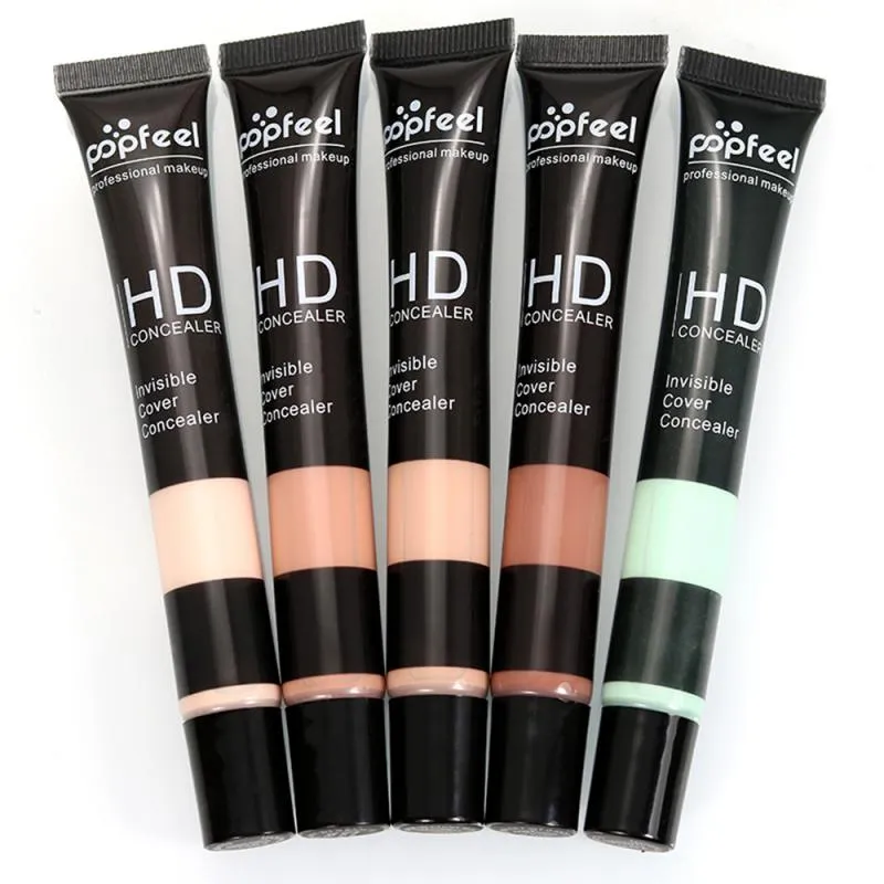 5 Colors Professional Concealer High Definition Liquid Concealer Cream