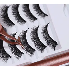 5 Pairs Magnetic Eyelashes Natural long Magnetic False Eyelashes