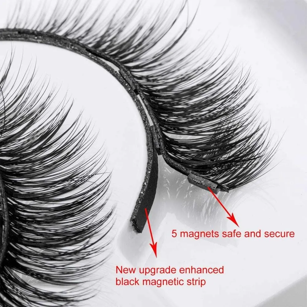 5 Pairs Magnetic Eyelashes Natural long Magnetic False Eyelashes