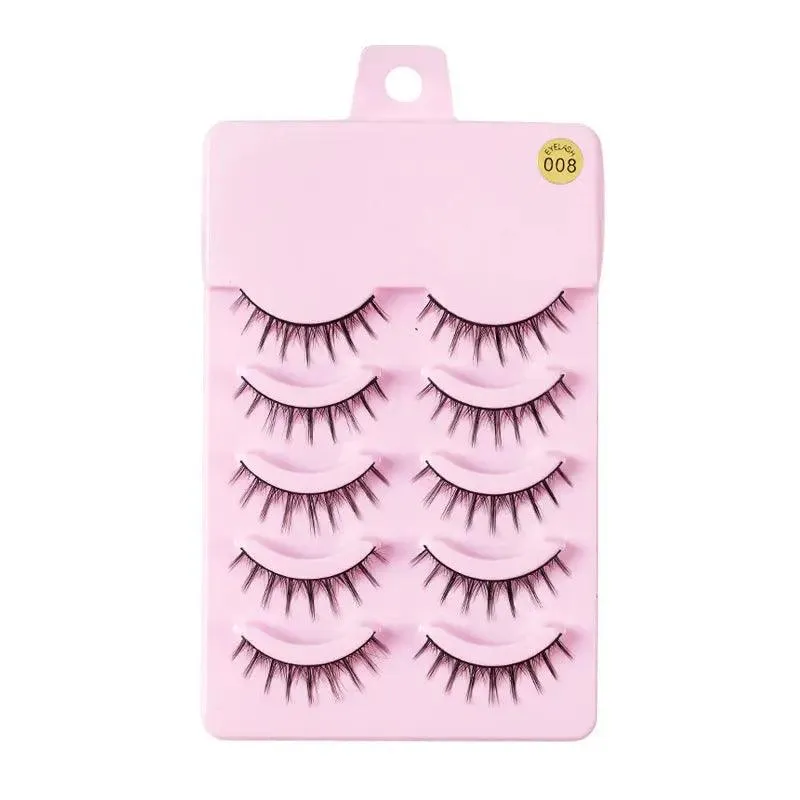 5 Pairs Manga Lashes New Arrival Anime Cosplay Natural Wispy  Korean Makeup | anime eyelashes