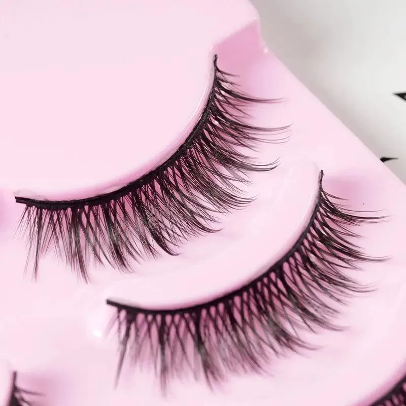 5 Pairs Manga Lashes New Arrival Anime Cosplay Natural Wispy  Korean Makeup | anime eyelashes