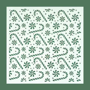 5.9" x 5.9" The Holiday Cookie Stencil