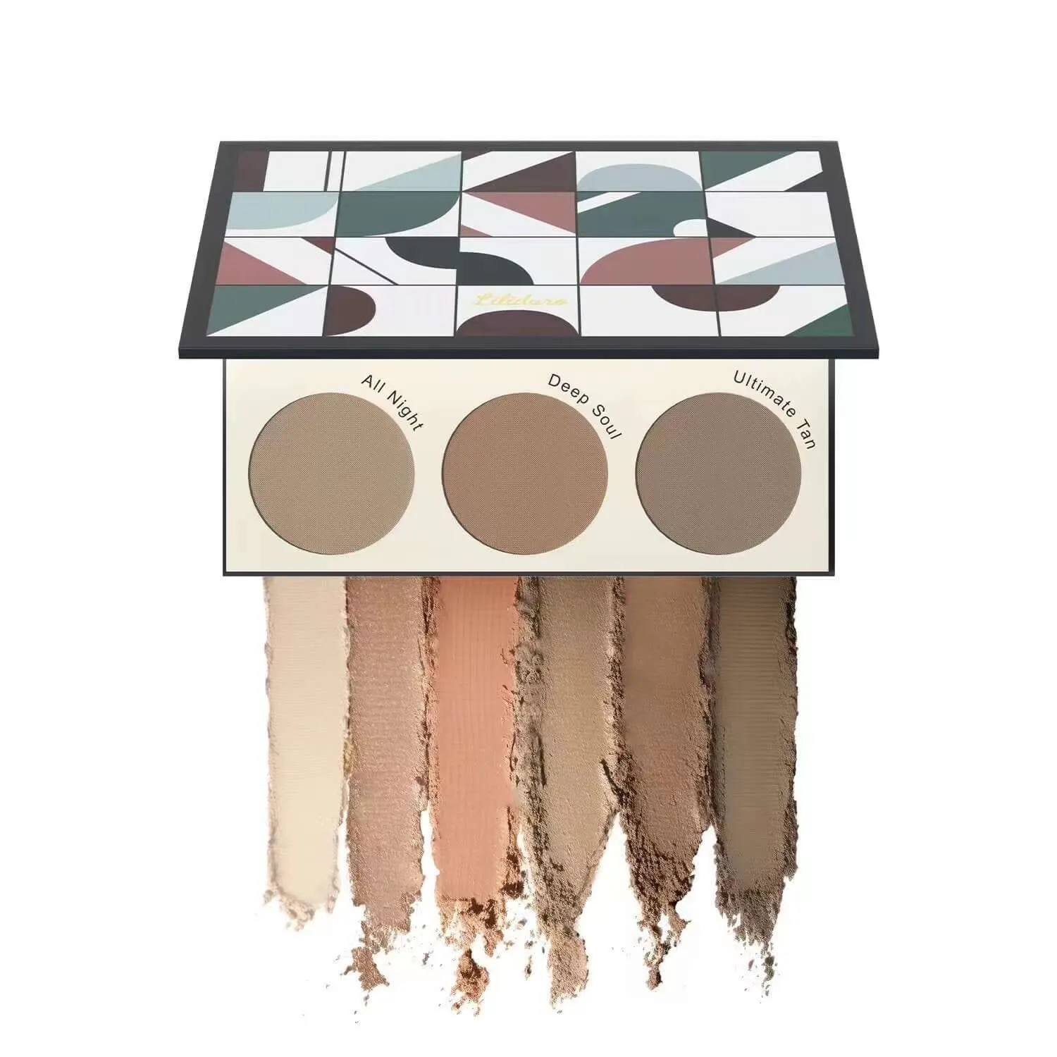 6-Color Contour, Blush &amp; Bronzer Palette - Vegan