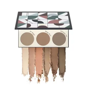 6-Color Contour, Blush &amp; Bronzer Palette - Vegan