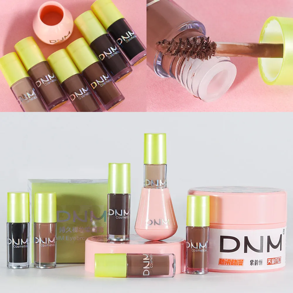 6 Colors Eyebrow Gel Set, Grooming Volumizing Brow Gel, Fuller & Natural Look Brow ,Eyebrow Makeup, Tumbler Magnetic Levitation Decompression Eyebrow Gel Girls Women Gift Set (Eyebrow Cream)