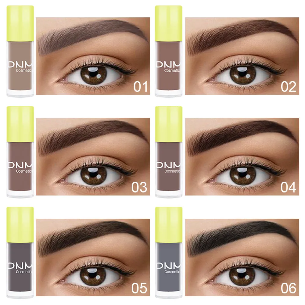6 Colors Eyebrow Gel Set, Grooming Volumizing Brow Gel, Fuller & Natural Look Brow ,Eyebrow Makeup, Tumbler Magnetic Levitation Decompression Eyebrow Gel Girls Women Gift Set (Eyebrow Cream)