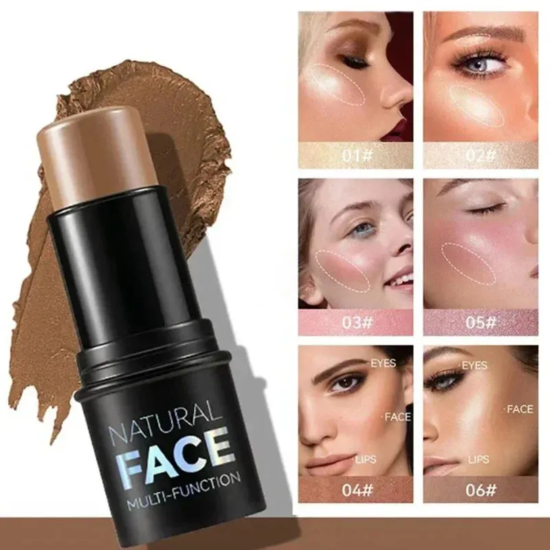 6 Colors Light Highlighter Blush Stick