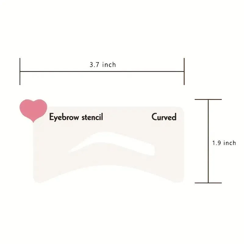 6Pcs Eyebrow Stencil Grooming/Shaping Template Makeup Tool | Superior Quality And Creative