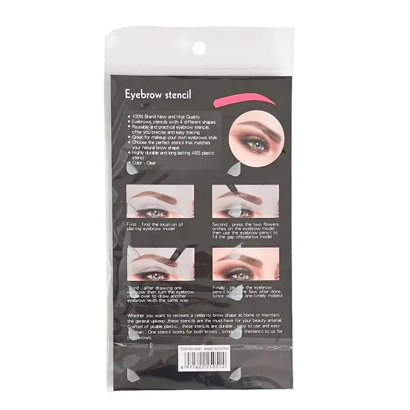 6Pcs Eyebrow Stencil Grooming/Shaping Template Makeup Tool | Superior Quality And Creative