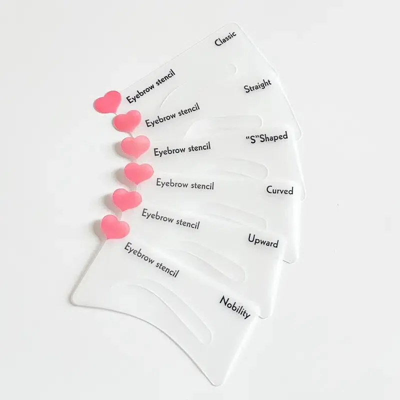 6Pcs Eyebrow Stencil Grooming/Shaping Template Makeup Tool | Superior Quality And Creative