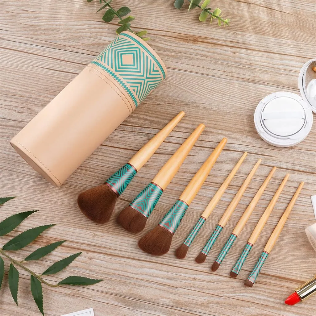 8 Boho Makeup Brush Set Beauty Tools Loose Powder Brush Foundation Brush Makeup Brushes