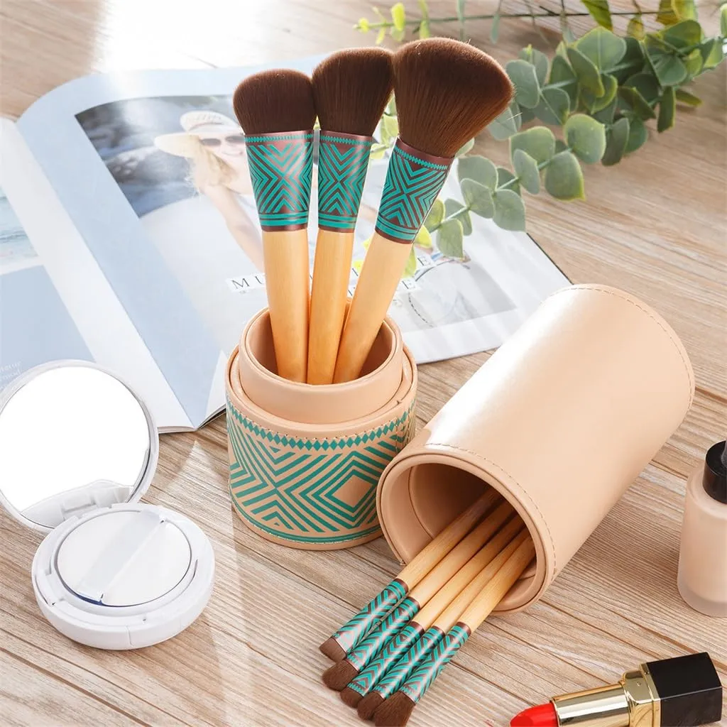8 Boho Makeup Brush Set Beauty Tools Loose Powder Brush Foundation Brush Makeup Brushes