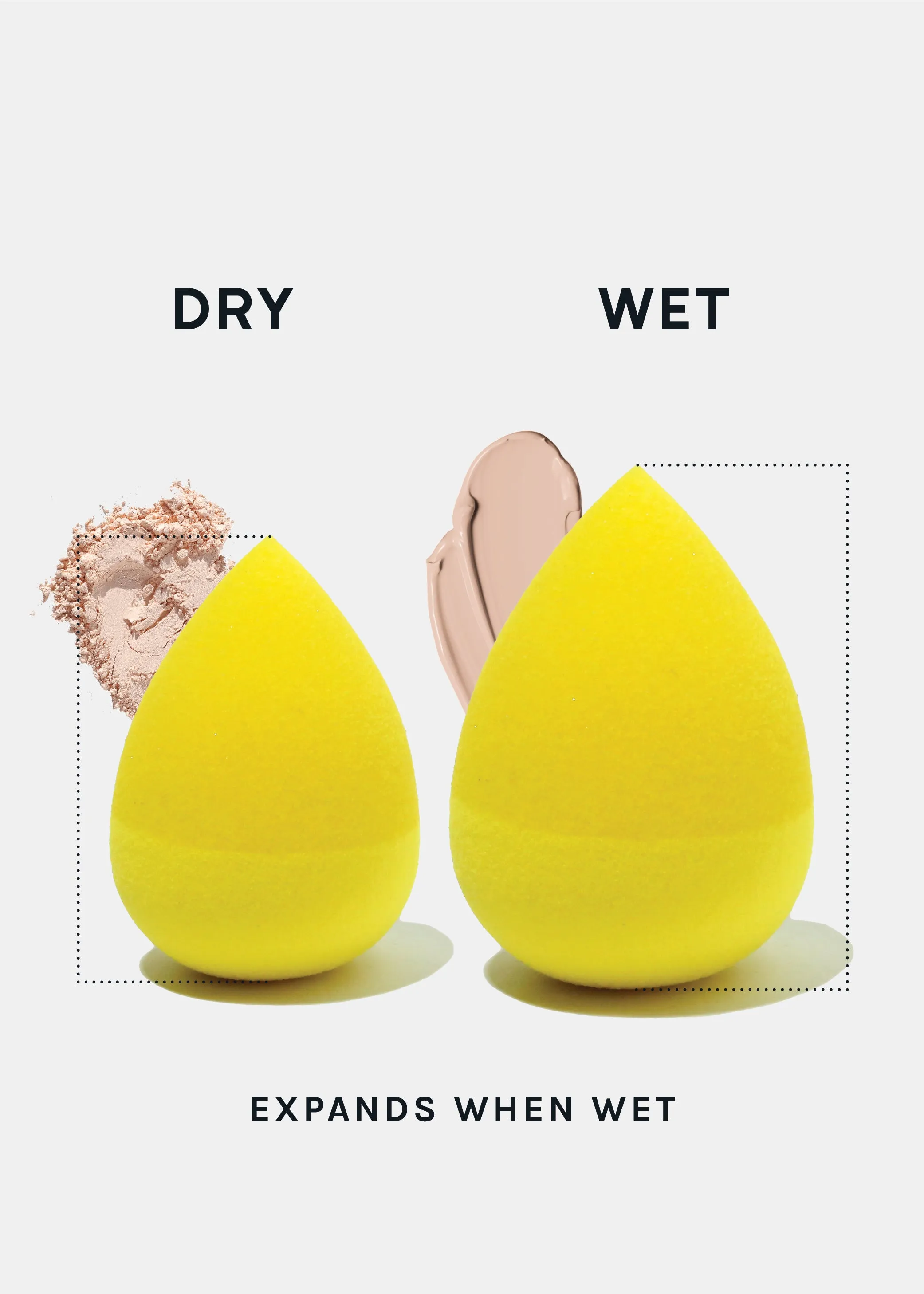 A  Sili Dip Blender Yellow Teardrop