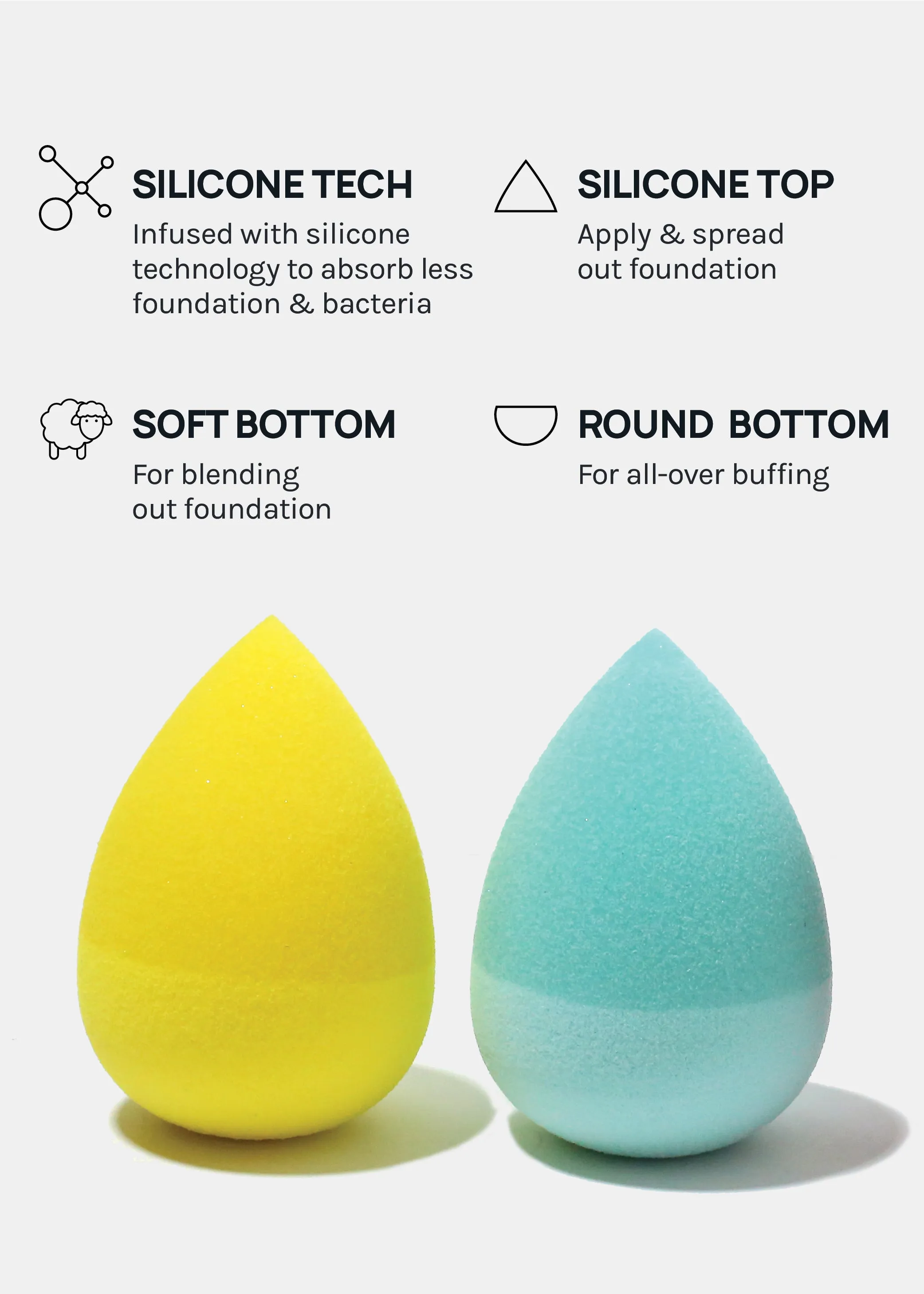 A  Sili Dip Blender Yellow Teardrop