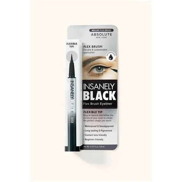 Absolute New York Insanely Black Flexible Brush Eyeliner