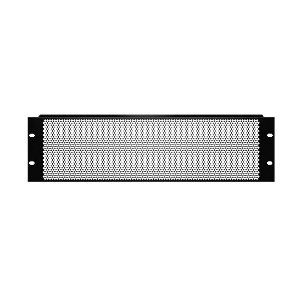 Adam Hall AH-87223VR 19" U-Shaped Ventilation Panel w/ Round Holes - 3U