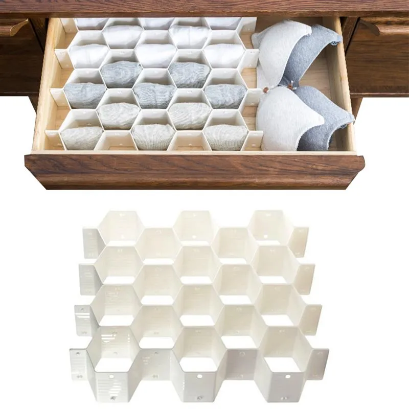 ADJUSTABLE HONEYCOMB DRAWER ORGANIZER